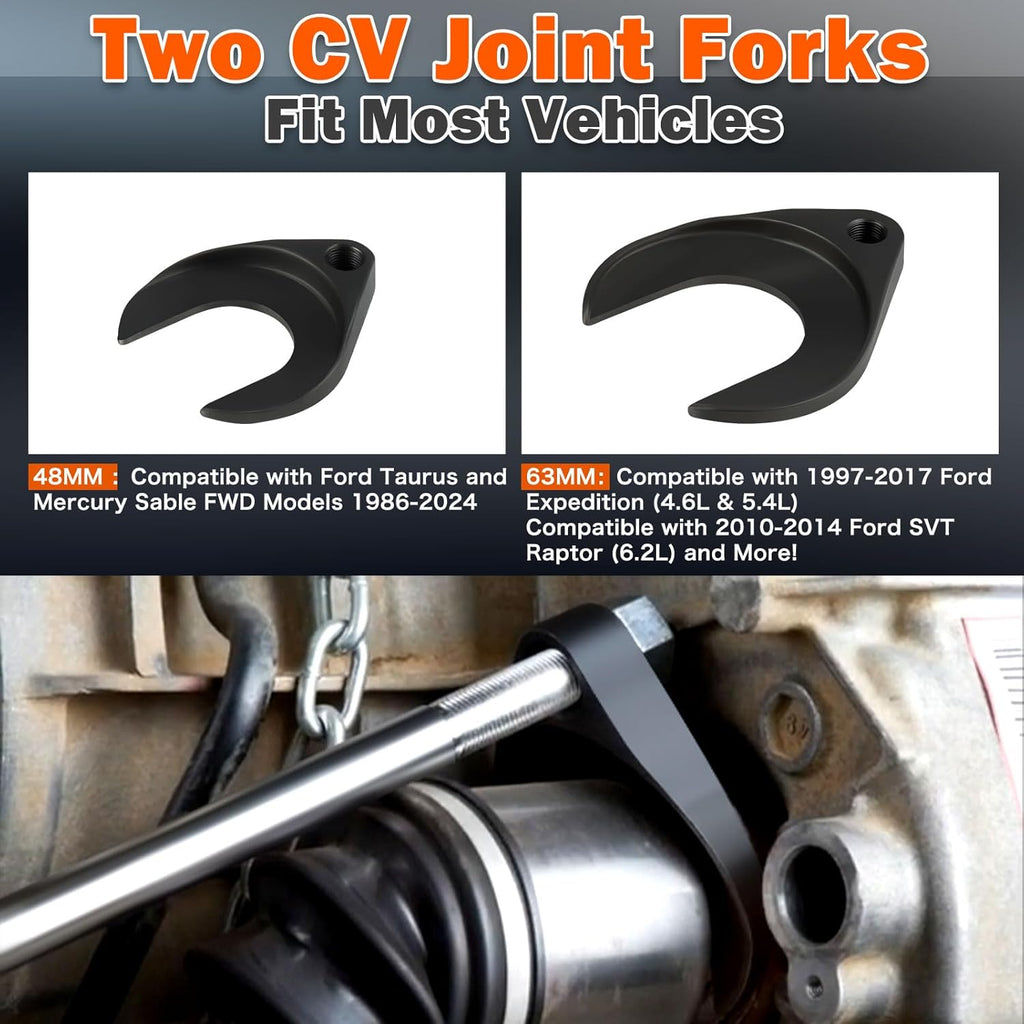 5/8"-18 Slide Hammer CV Axle Puller Removal Tool Set with Adapter Z1570