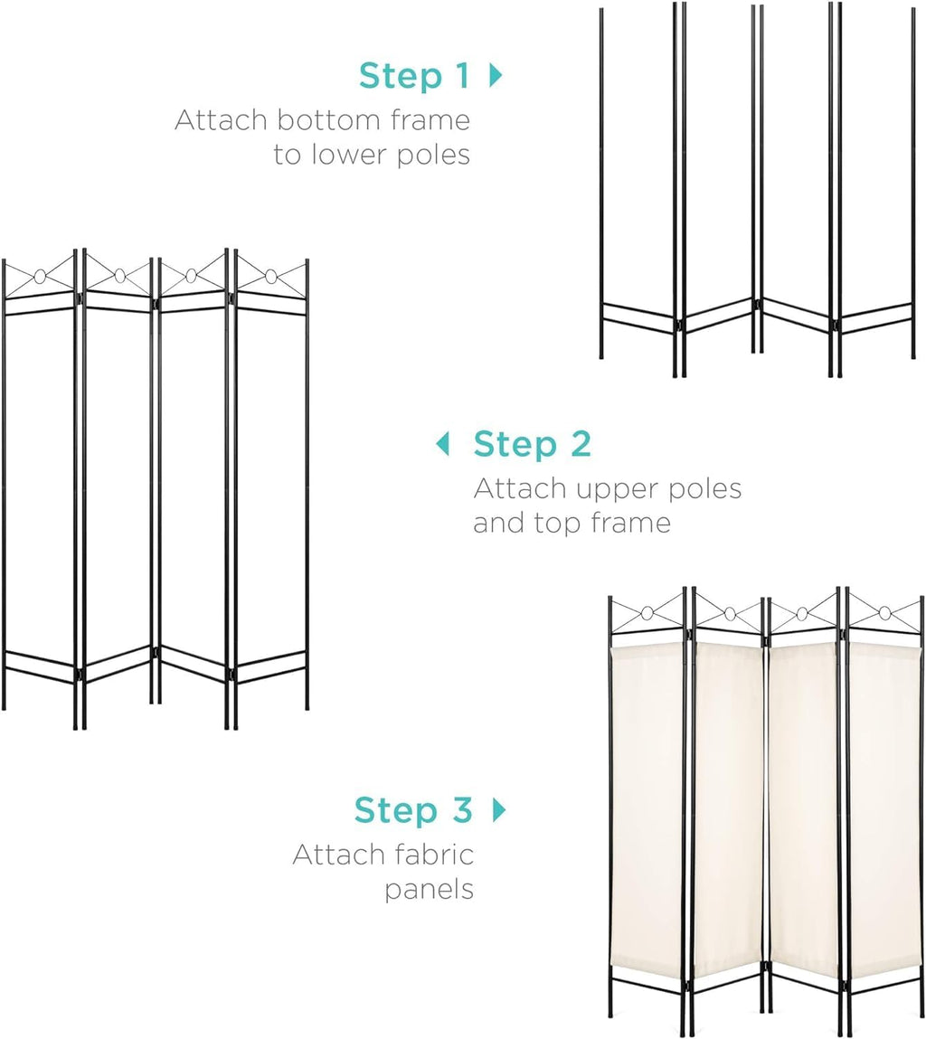 4-Panel Room Divider S62254