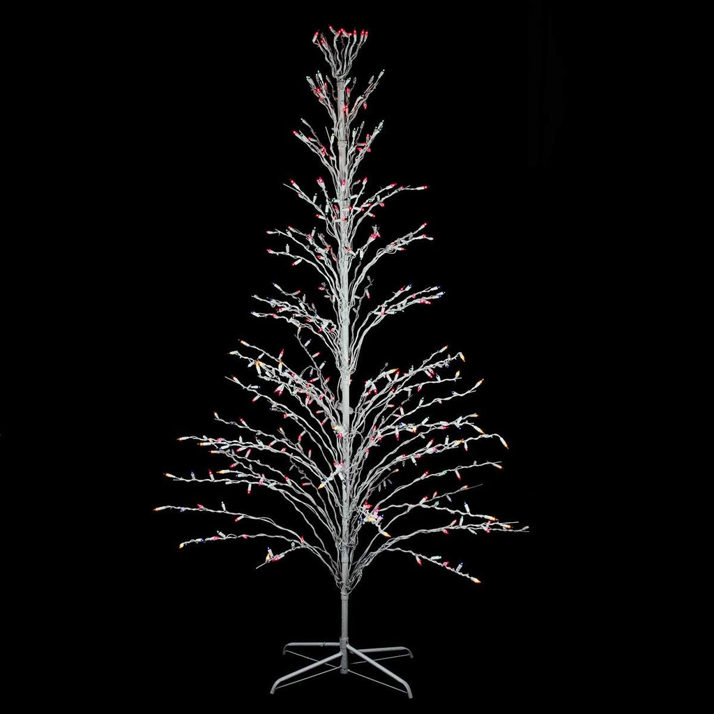 White Cascade Twig Tree Christmas Outdoor Decoration I96731