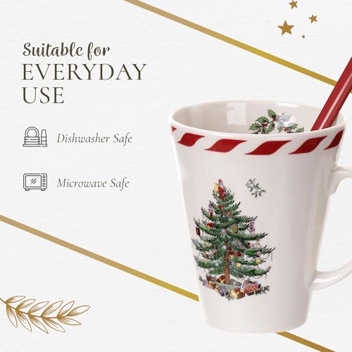 14oz Mug & Spoon Set (4-Piece) Earthenware K273081