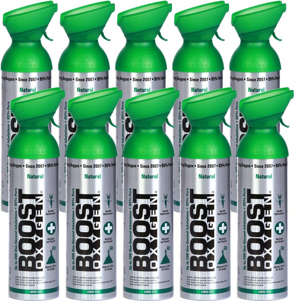 10 Liter Canister Natural 10-Pack Supplemental Oxygen E112296