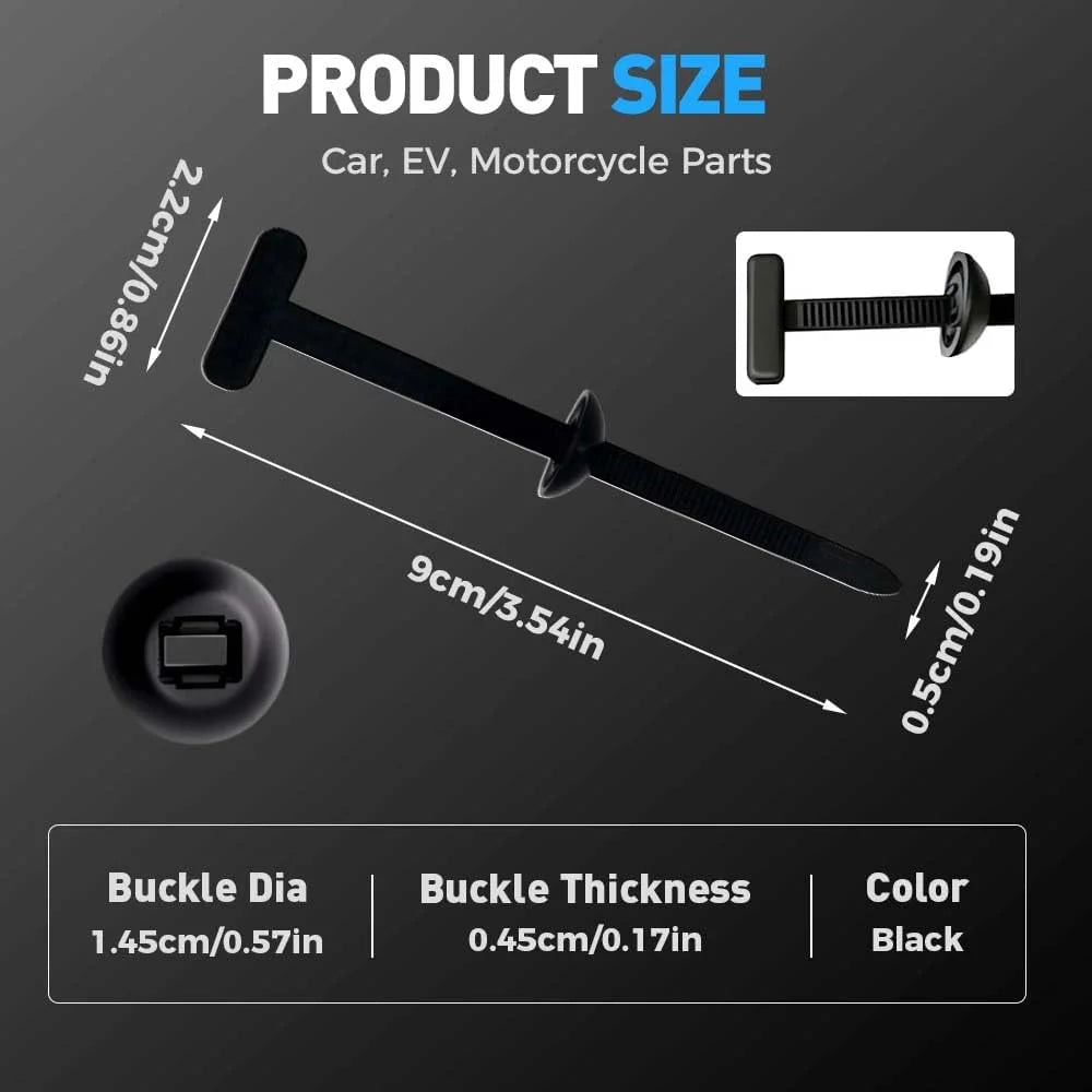 Nylon Self-Locking Cable Tie Buckle M236613