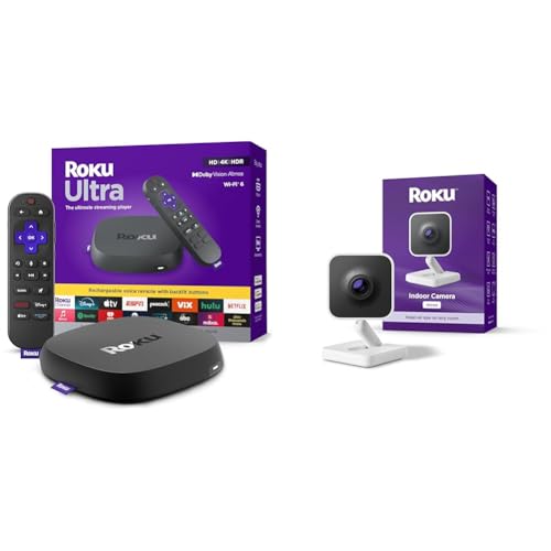 4K Streaming Device with HDR10+, Dolby Vision, Atmos, Bluetooth, Wi-Fi 6, Rechargeable Voice Remote Pro with Backlit Buttons U754