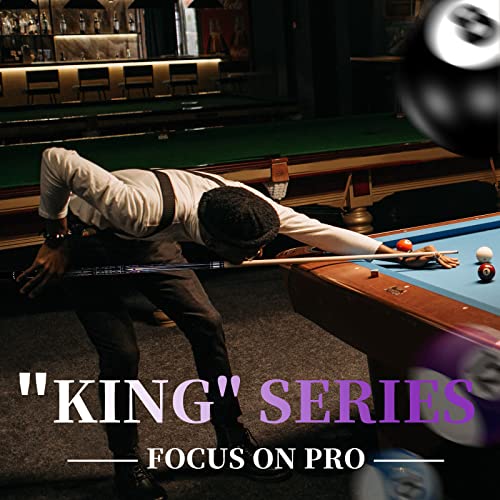 58 Inch Pool Cue Stick Set with Black Pool Cue Case O368107