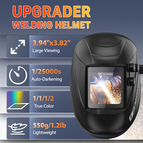 Large Viewing True Color Solar Power Auto Darkening Welding Helmet L780780