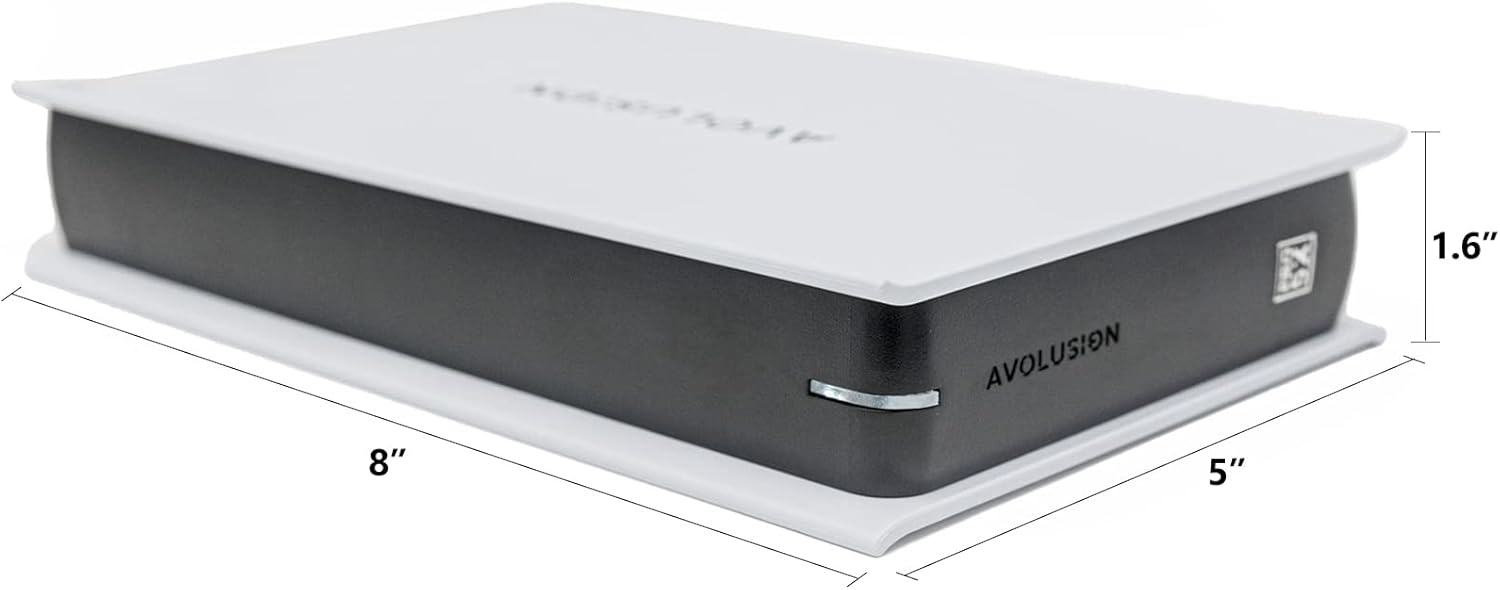2TB USB 3.0 External Gaming Hard Drive (White) O420