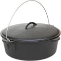 12-Quart Seasoned Cast Iron Dutch Oven W666