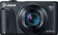 Black PowerShot SX740 Camera with 40x Optical Zoom and 20.3 Megapixel CMOS Sensor F385