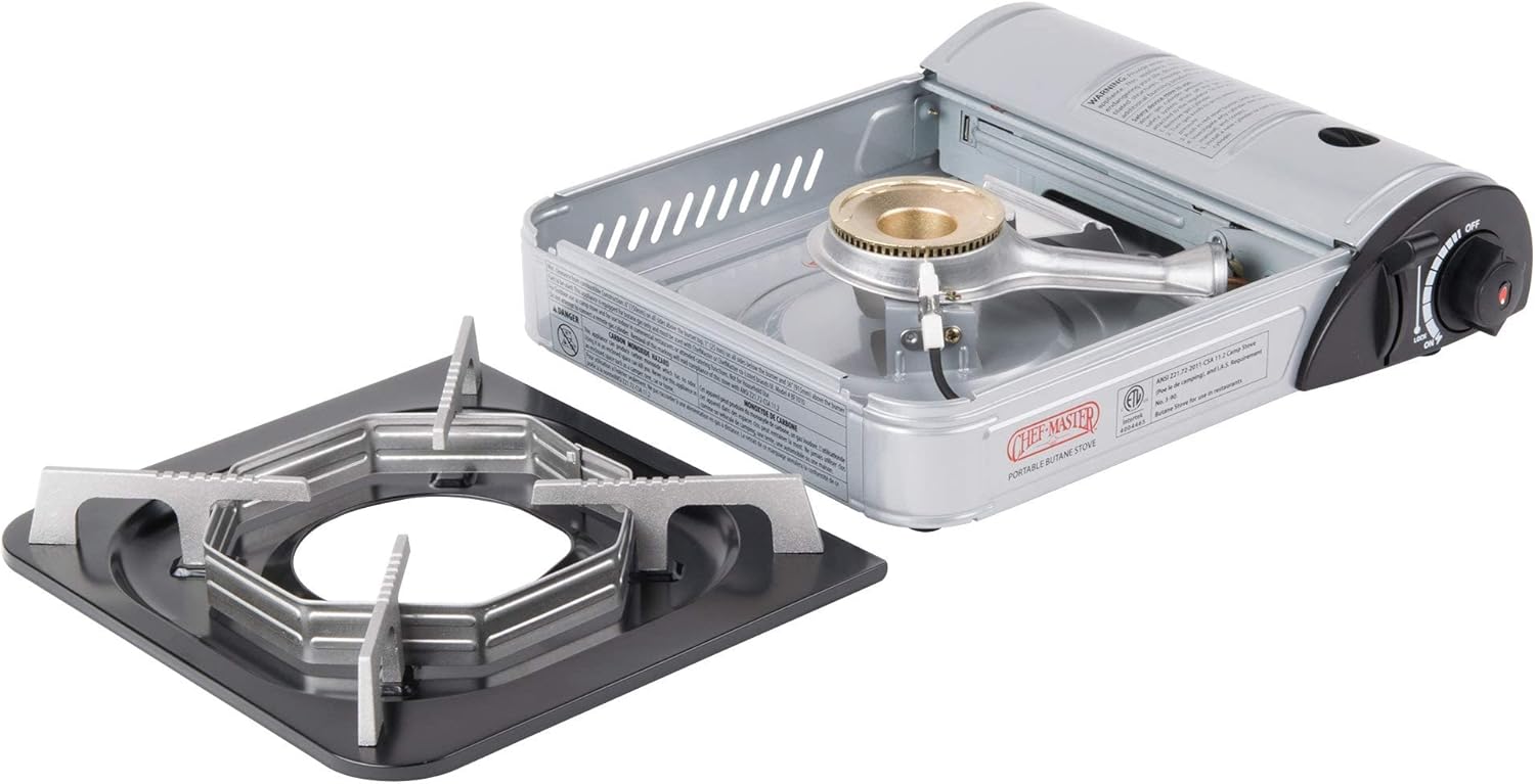 Portable Butane Stove with 4 Fuel Canisters H421
