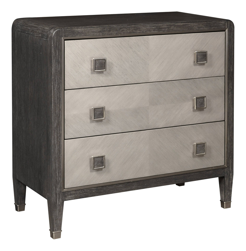 Oak Brown Three Drawer Accent Chest B873707