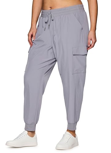 Lightweight Stretch Woven Cargo Joggers V296