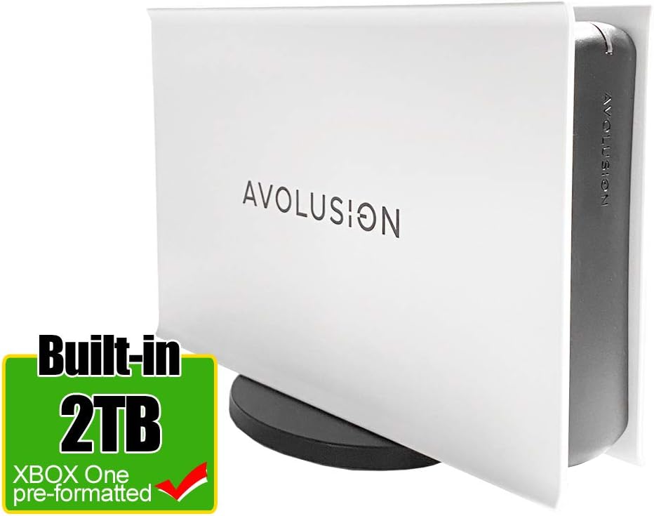 2TB USB 3.0 External Gaming Hard Drive (White) O420