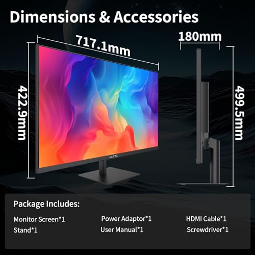 25 Inch Portable Smart TV with Touch Screen W46545