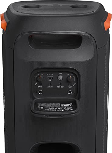 Black Portable Party Speaker with Built-in Lights C45410