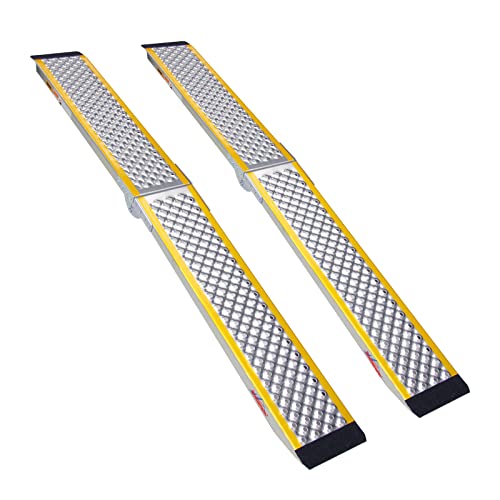 78.7" L × 8.5" W 600 lbs Capacity Foldable Aluminum Loading Ramp T287518