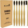 Hard Bamboo Toothbrush Pack of 6 Y7996