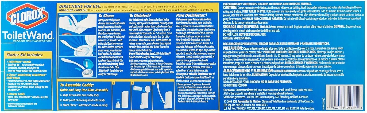 Disposable Toilet Cleaning Starter Kit C4114