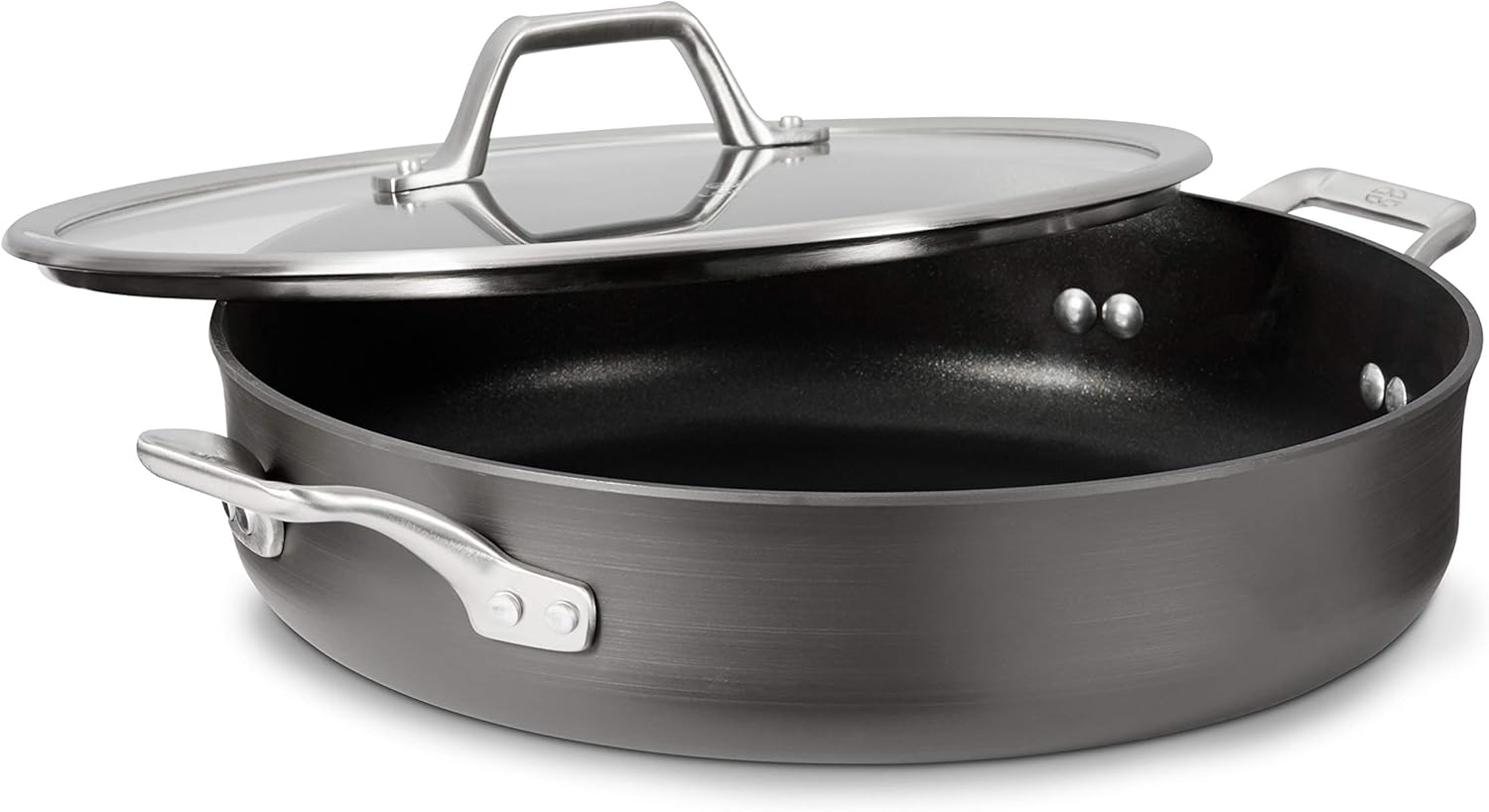 Hard-Anodized Nonstick 12-Inch Fry Pan with Cover Z790