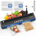 Compact Food Sealer with Cutter, Dry & Moist Modes, 10 Sealing Bags & Air Suction Hose H2211