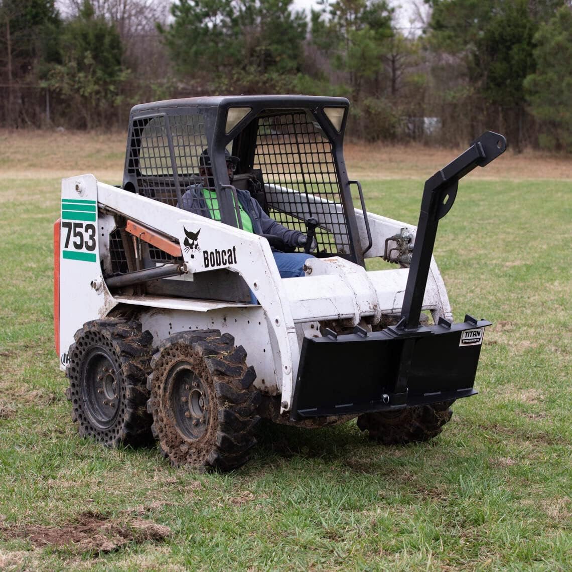 5 FT Tree Boom Attachment, Rated 3,500 LB, Skid Steer Quick Tach X877622