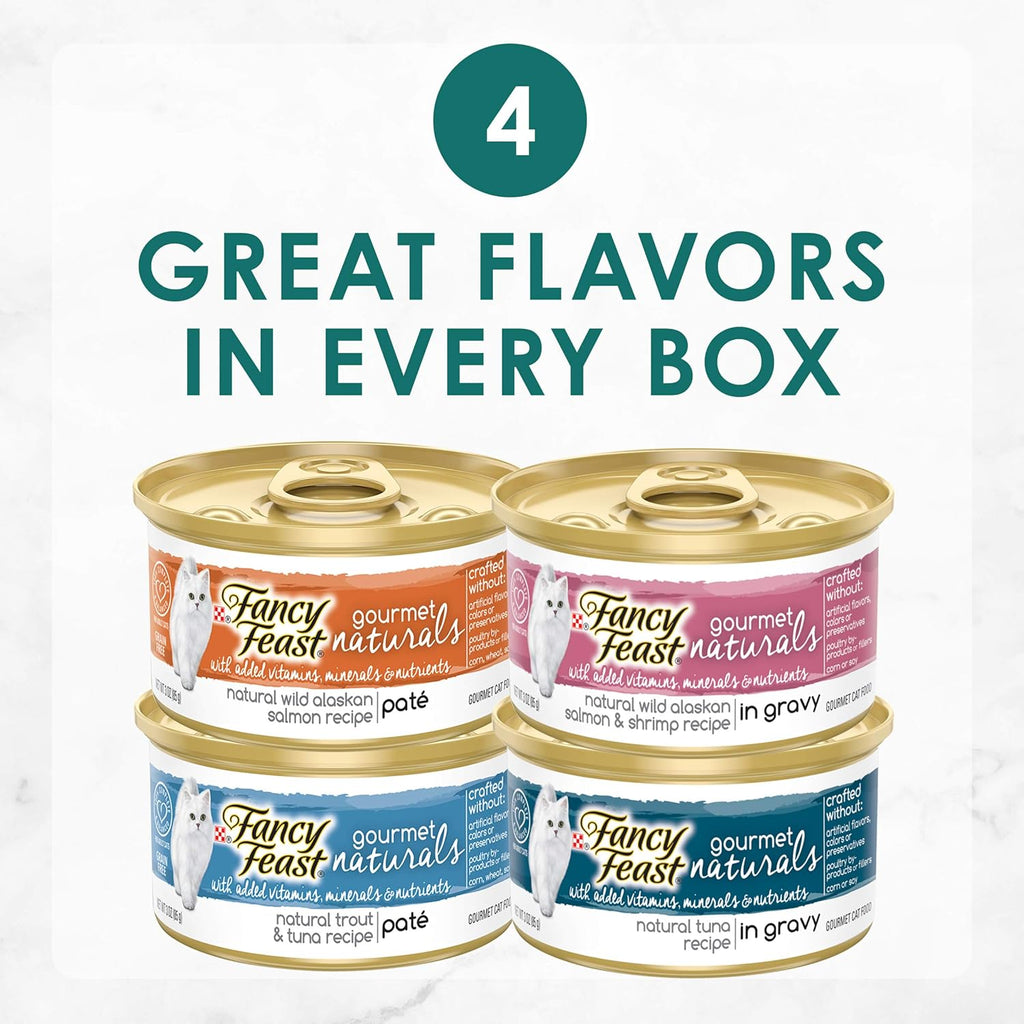 Wet Cat Food Variety Pack Seafood - (Pack of 30) 3 oz. Cans S77406