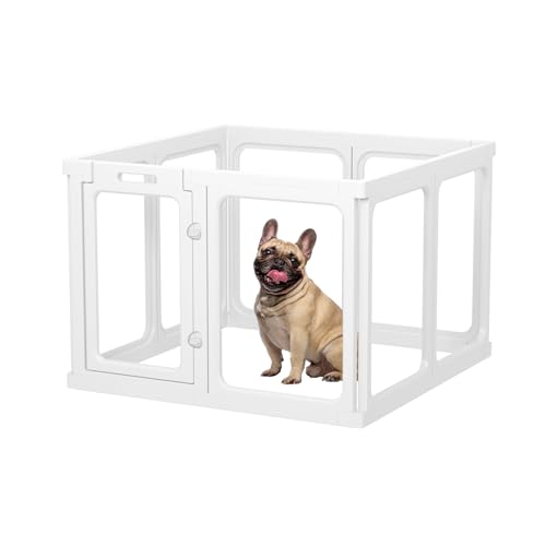 White 24" H Plastic Dog Playpen K2136
