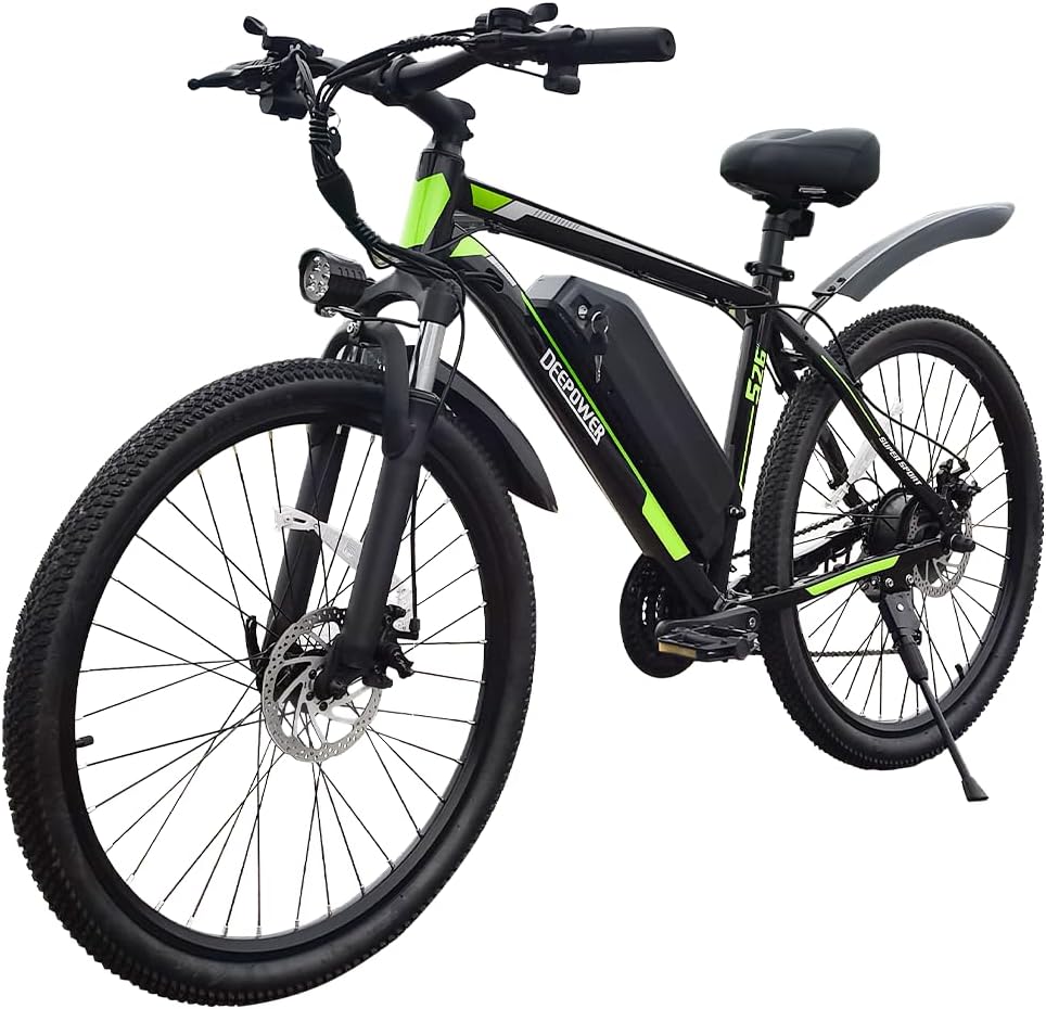 Electric Bike 500W 26" 48V 12.8Ah 21-Speed Front Fork Suspension I580