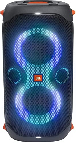 Portable Party Speaker with Built-in Lights - Black L40610