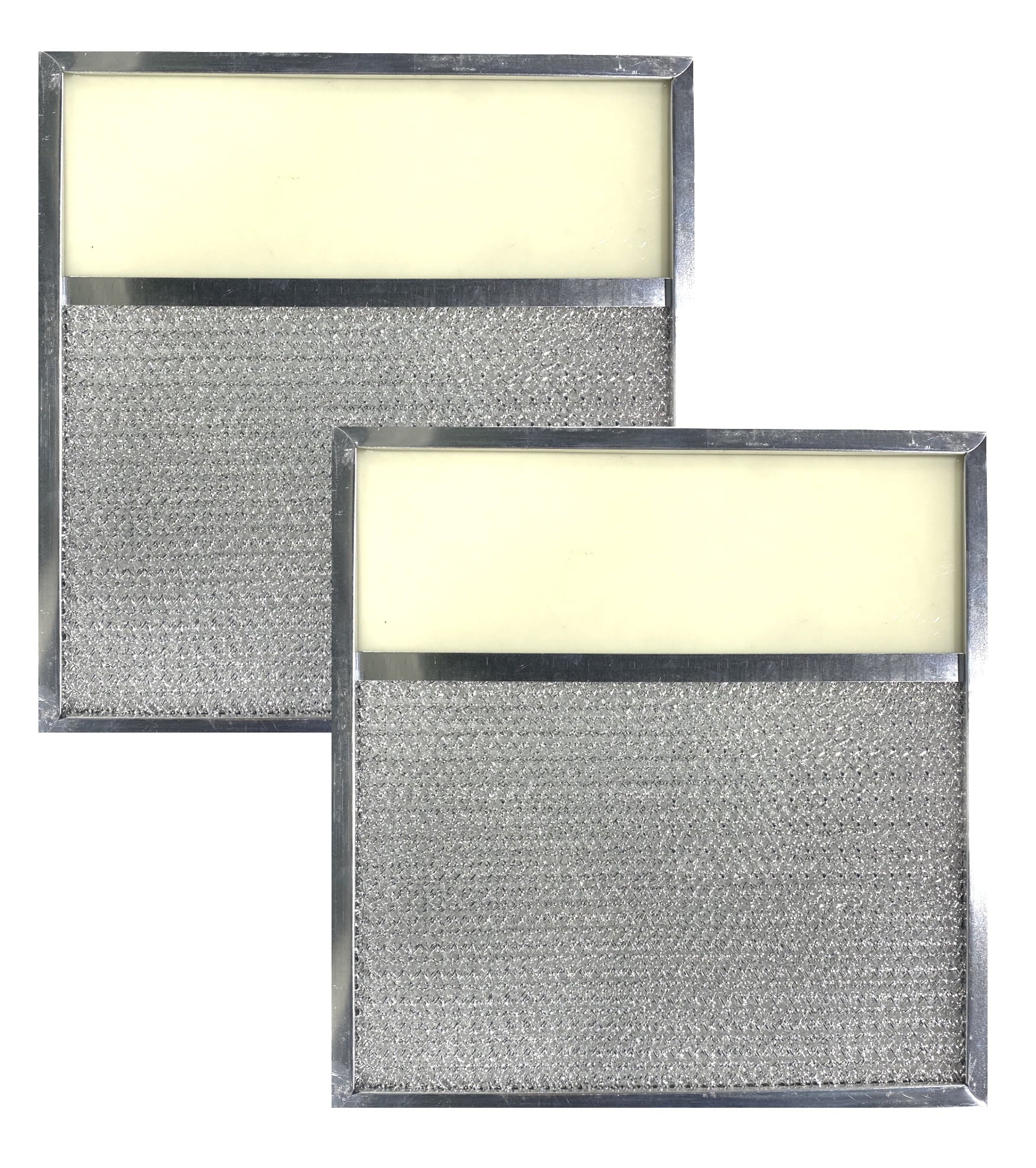 2-Pack 11 x 12 x 3/8 Aluminum Range Hood Grease Filters C165337