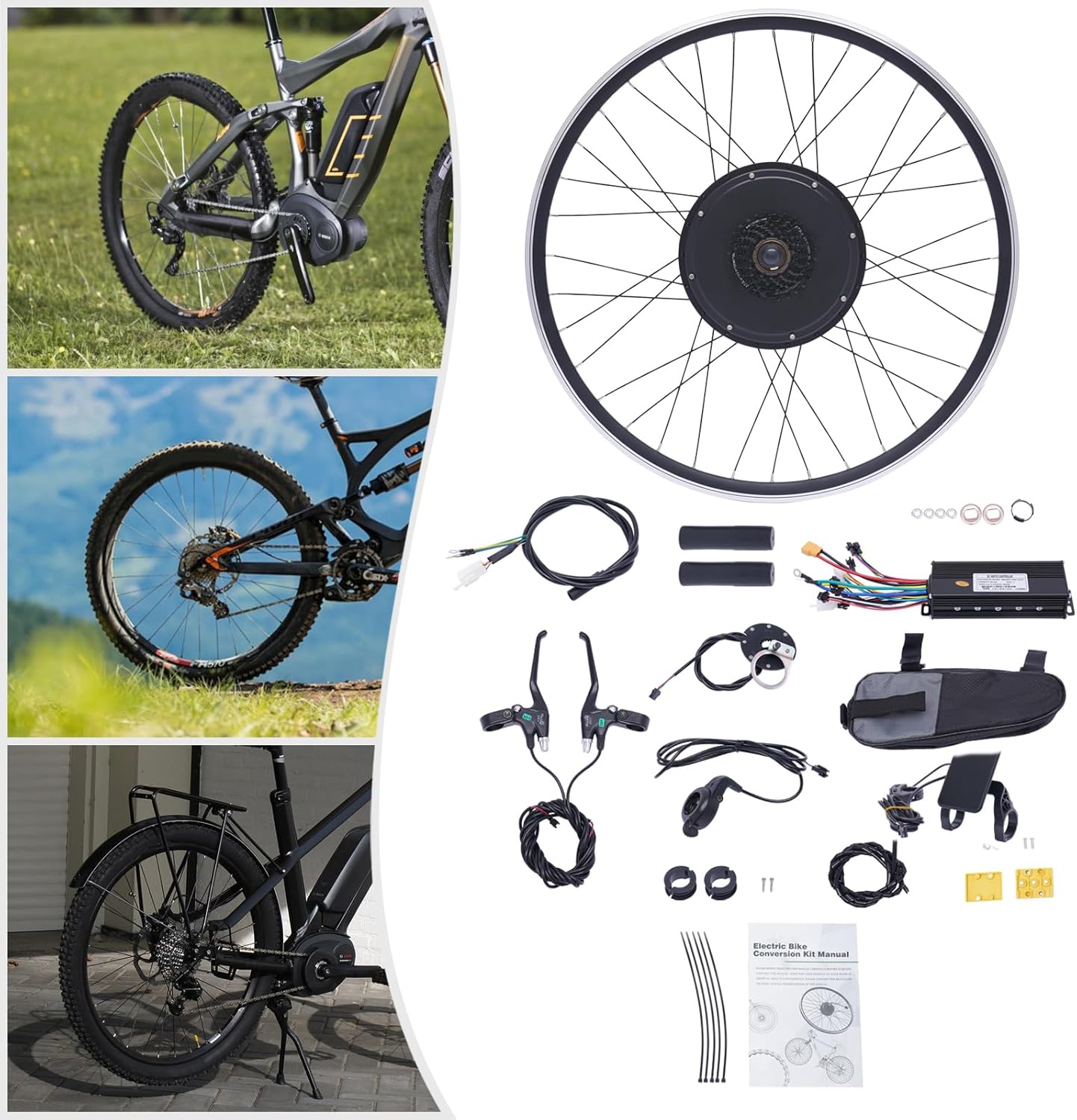 48V 1000W Electric Bicycle Hub Motor Kit B46413