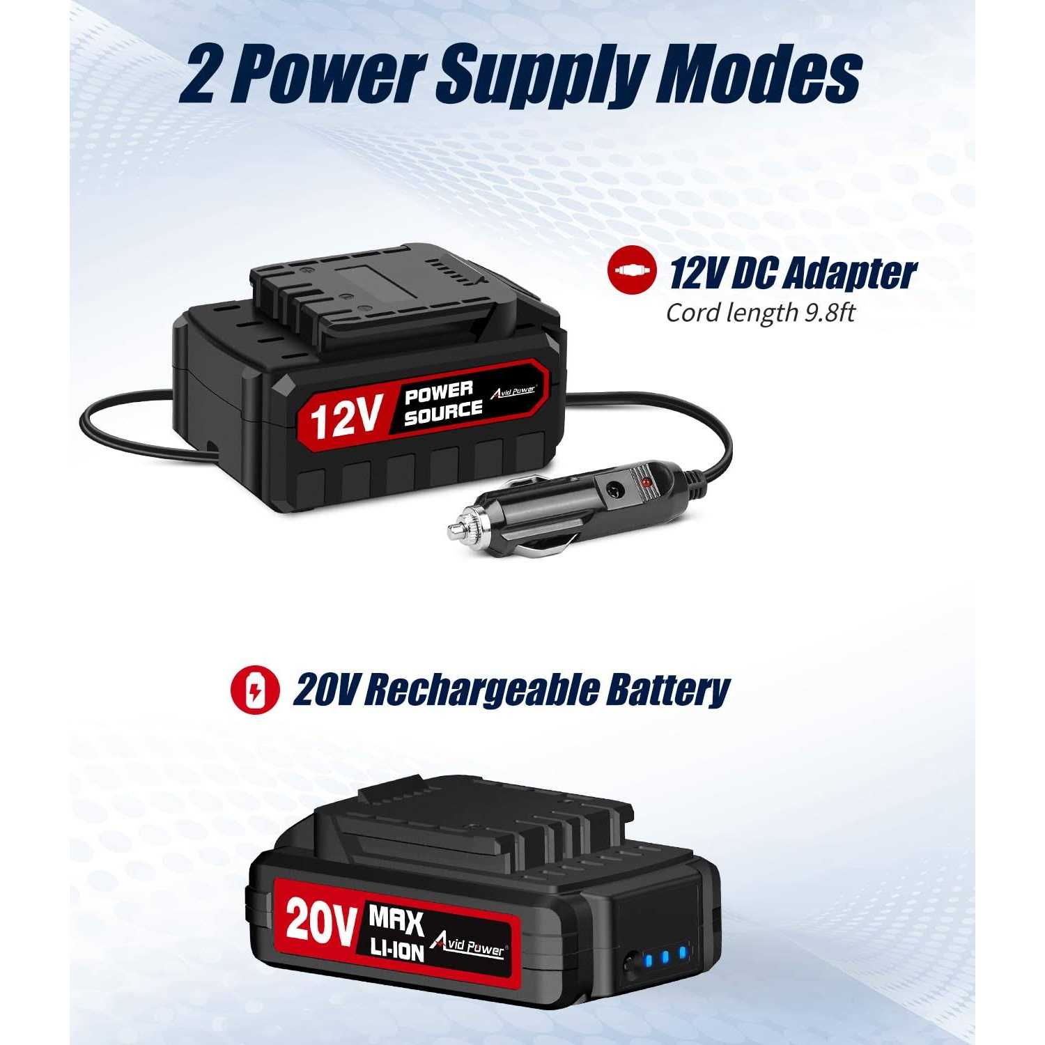 20V Cordless Tire Inflator Air Compressor L20233