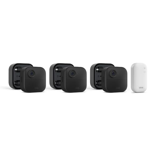Outdoor 4 Wireless Smart Security Camera with Battery Extension Pack E1102