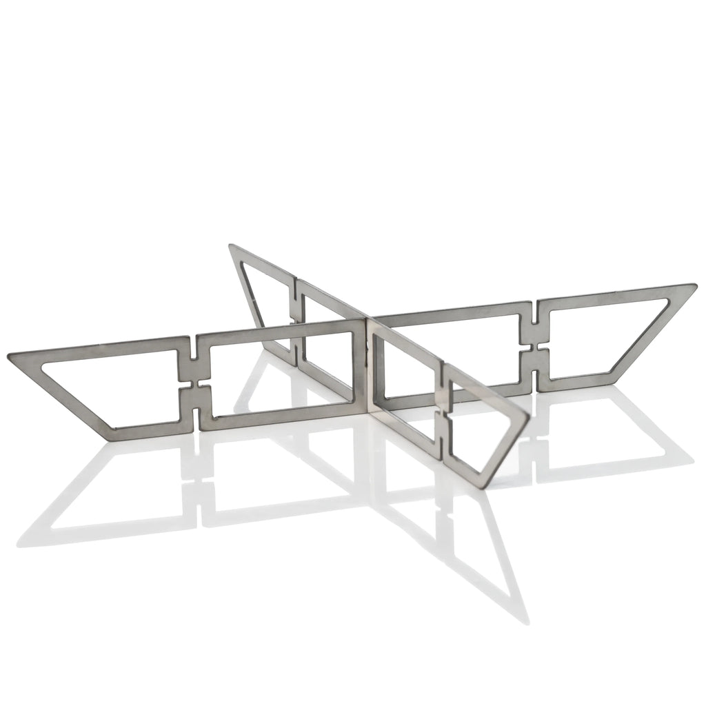 Folding Stainless Steel Wood Burning Camp Stove R721385