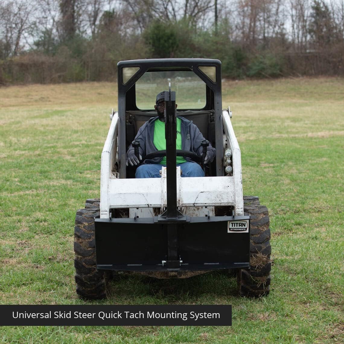 5 FT Tree Boom Attachment, Rated 3,500 LB, Skid Steer Quick Tach X877622