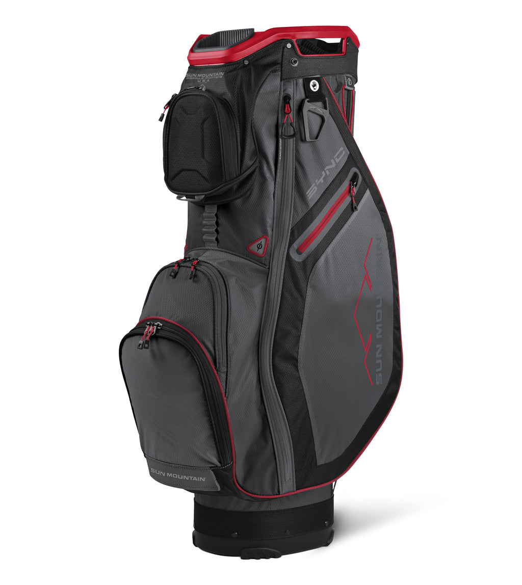 Cart Bag Gunmetal Black Red K370