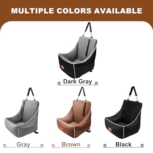 Black Memory Foam Dog Car Seat X854