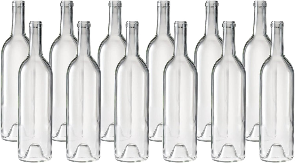 Clear Wine Bottles 750ml Case of 12 S7174