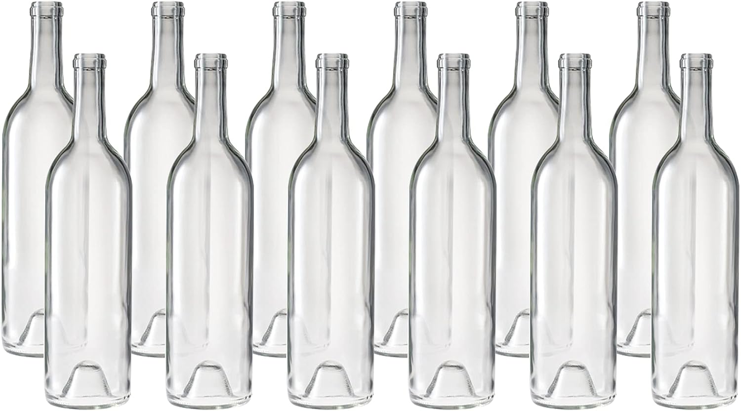 Clear Wine Bottles 750ml Case of 12 S7174