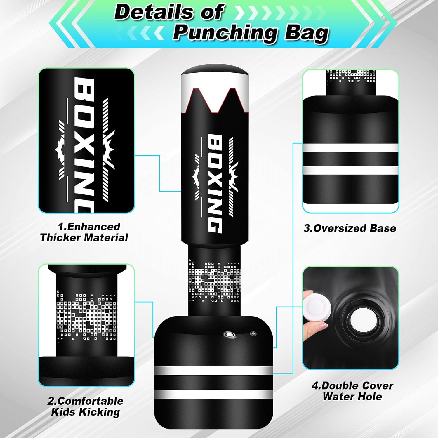 71'' Standing Punching Bag with Stand J297034