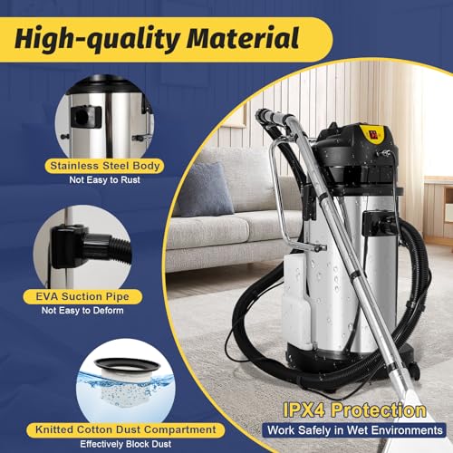 Portable Carpet Cleaning Machine with Mobile Tires (40L) O954