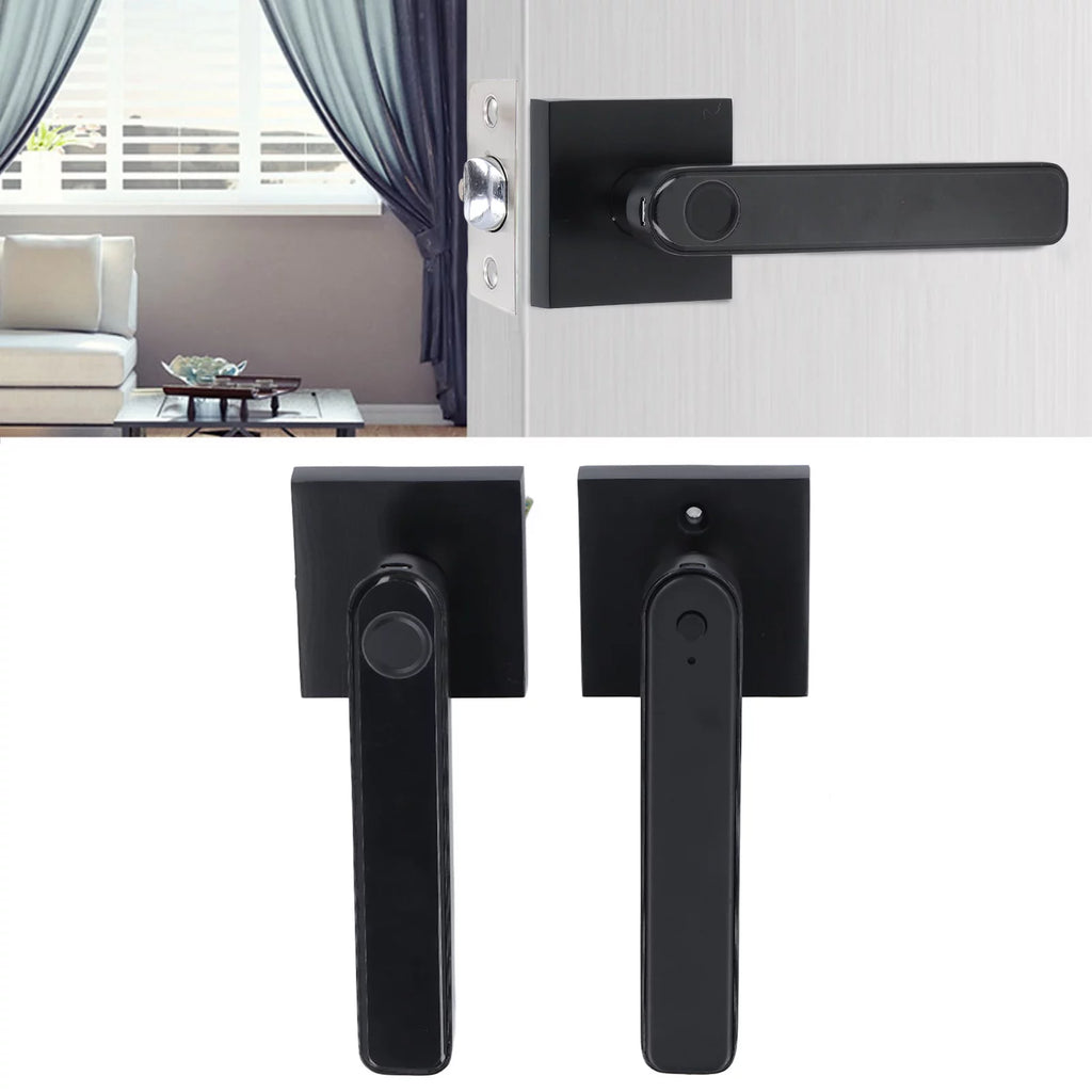 Black Smart Fingerprint Door Lock L85264