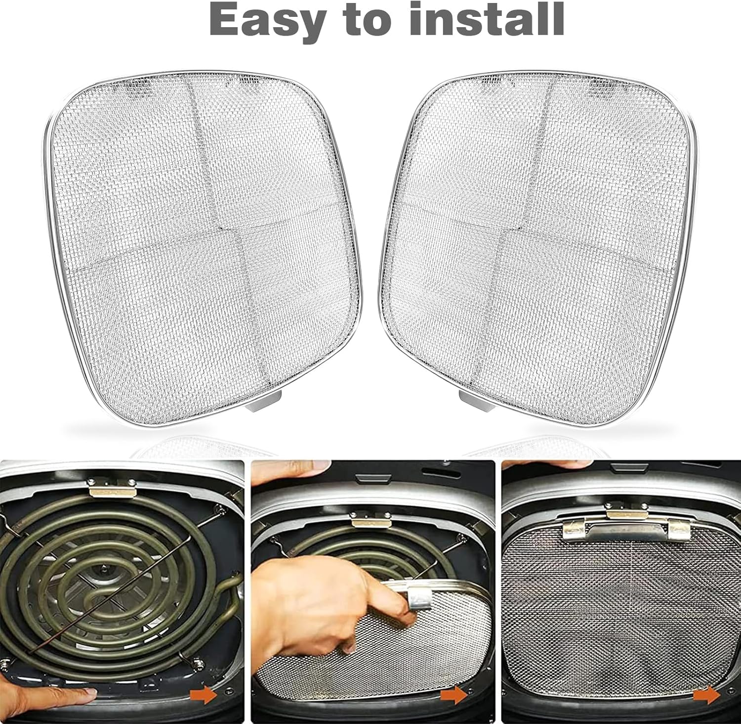 2 Pack Stainless Steel Splatter Shield M42904