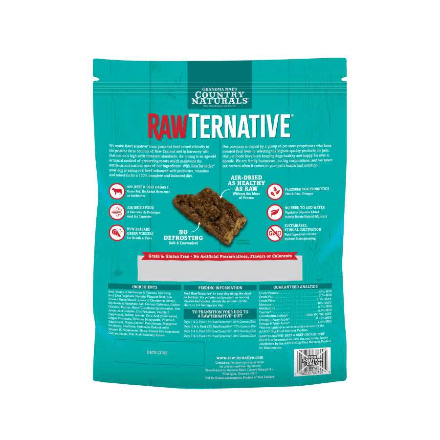 RawTernative Air Dried Beef/Beef Organs Pet Supplies N460