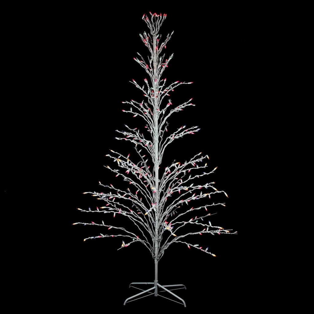 White Cascade Twig Tree Christmas Outdoor Decoration I96731