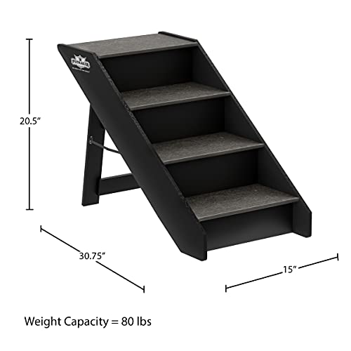 Gray Foldable Nonslip Dog Steps N633