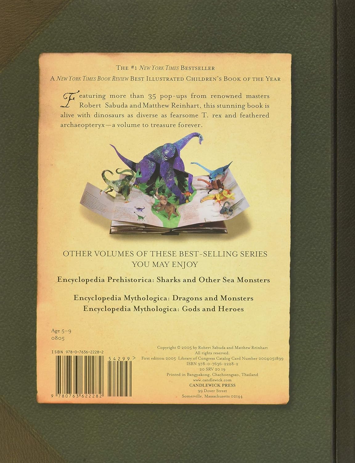 Encyclopedia Prehistorica Dinosaurs Pop-Up S746