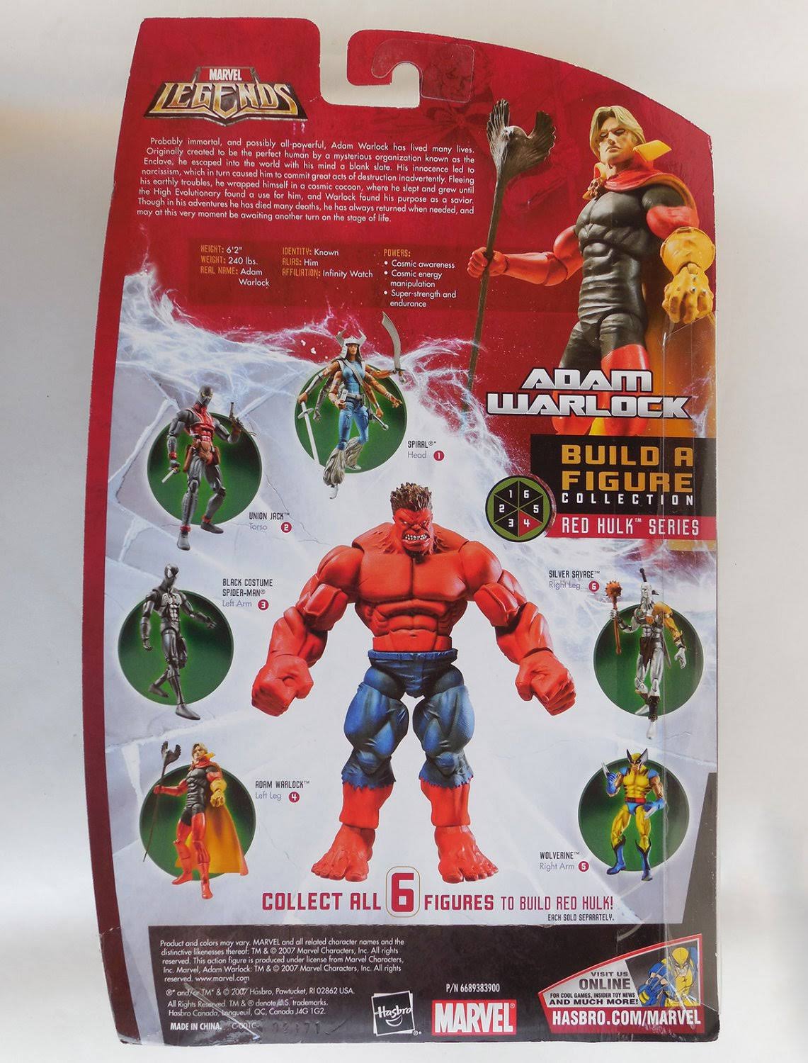 Red Hulk Build-A-Figure Wave Action Figure Wolverine A772666