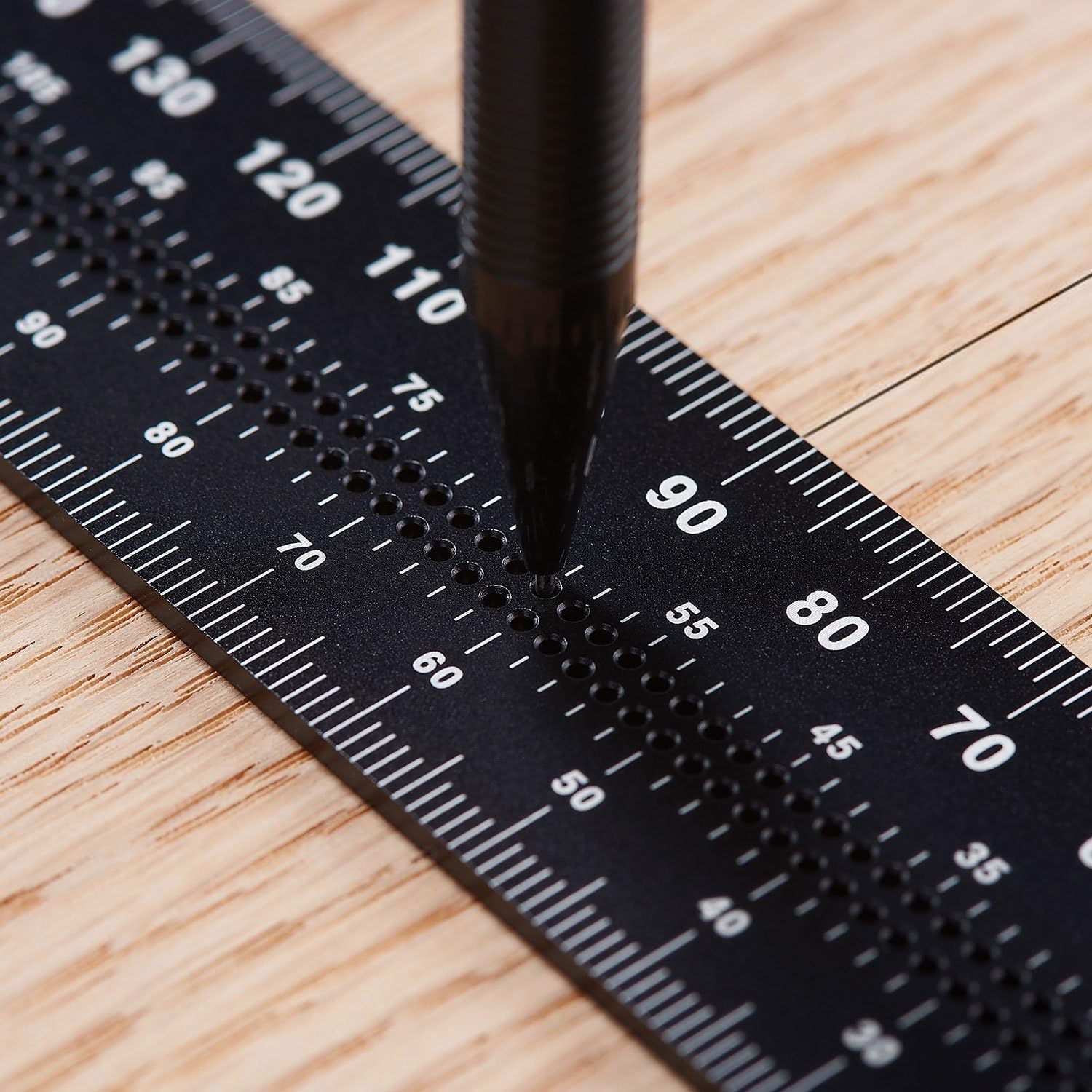 12-inch Aluminum Steel Precision Square Ruler D4787