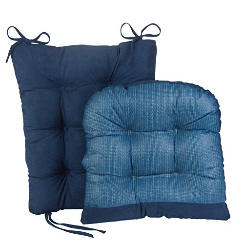 Gray 2 Piece Rocking Chair Cushion Set, 17x17 Inches X12239