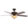 52 in. LED Mediterranean Bronze Ceiling Fan U8505